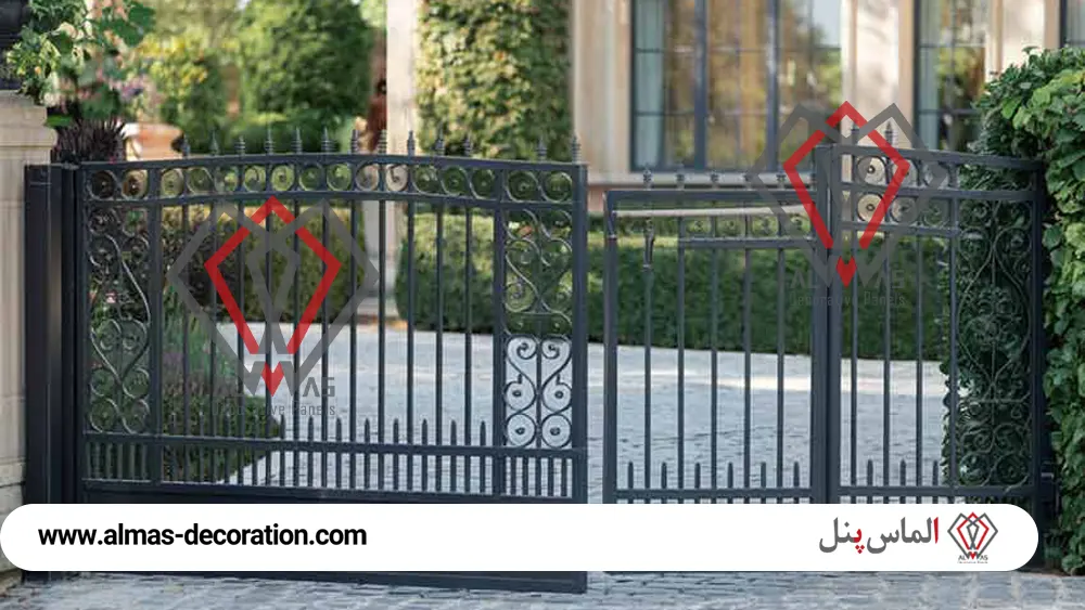 نرده فلزی پارکینگ