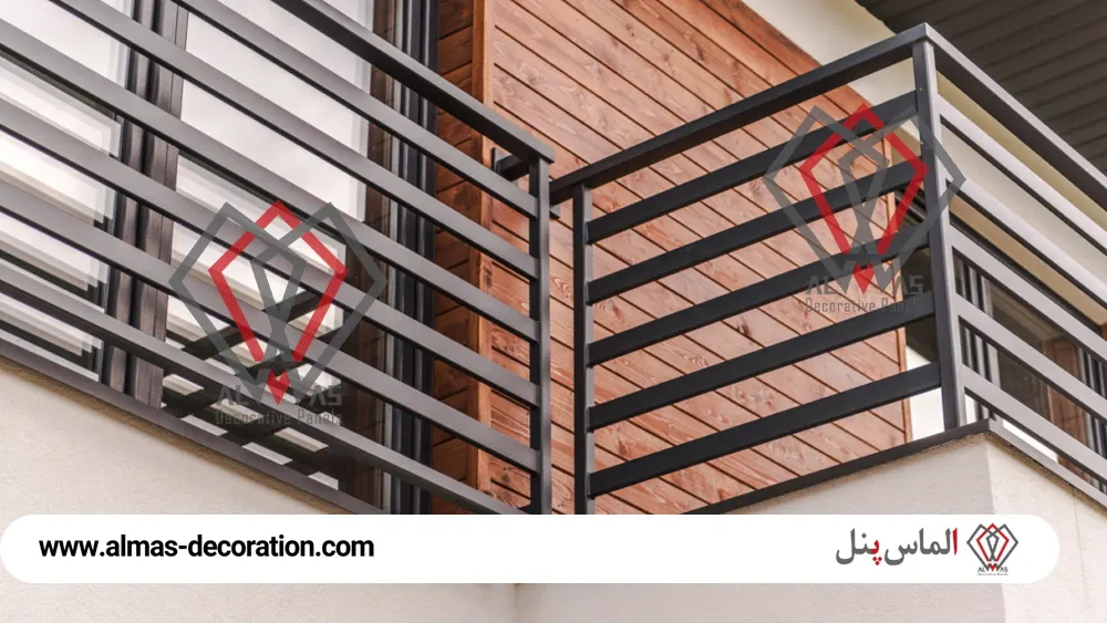 نرده فلزی بالکن